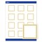 Avery Printable Square Cards, Gold Beads, 2" x 2", Matte White Square Cards, Laser/Inkjet, 120ct, Great for Business Cards